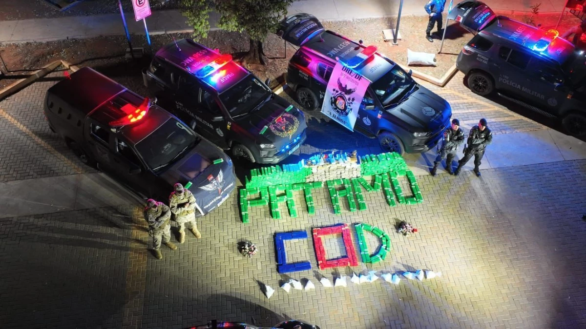 Polícia Federal apreende carga milionária de drogas no DF