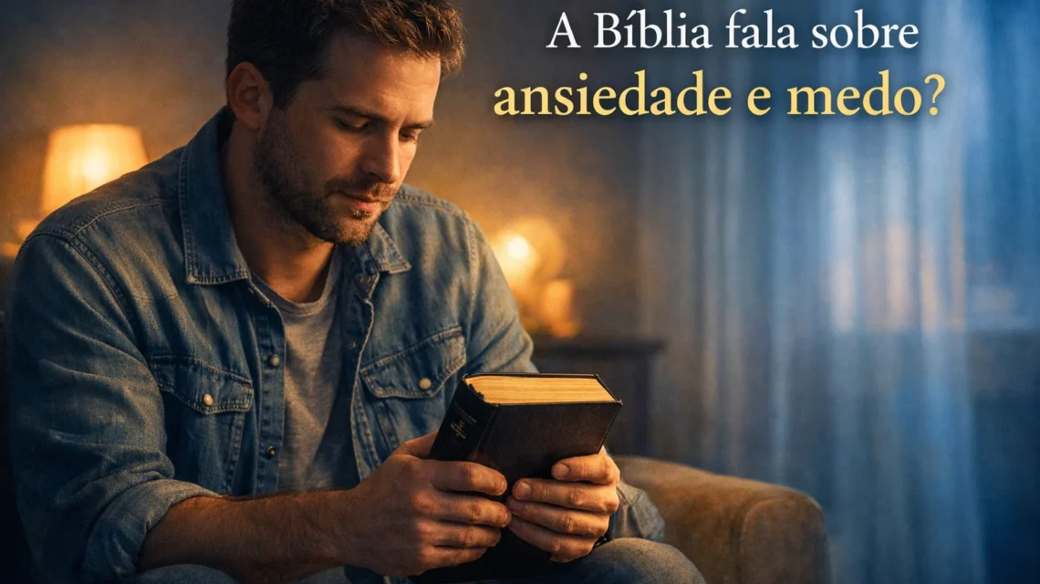 A Bíblia fala sobre ansiedade e medo