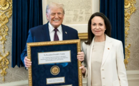 trump-aceita-medalha-do-premio-nobel-da-paz-de-maria-corina